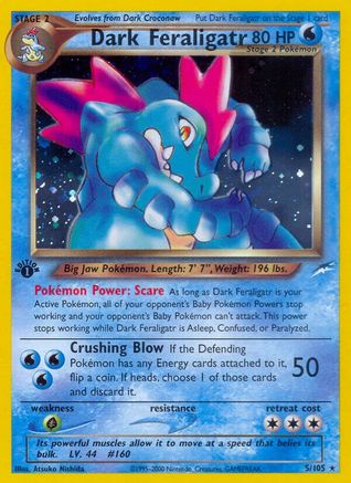Dark Feraligatr (5) [Neo Destiny] 1st Edition Holofoil