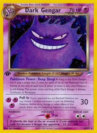 Dark Gengar (6) [Neo Destiny] 1st Edition Holofoil
