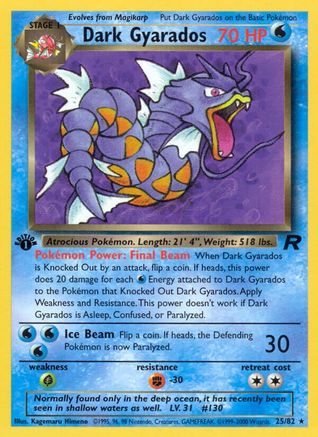 Dark Gyarados (25) (25) [Team Rocket] 1st Edition