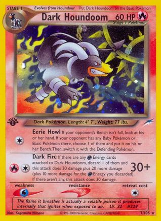 Dark Houndoom (7) [Neo Destiny] Unlimited Holofoil