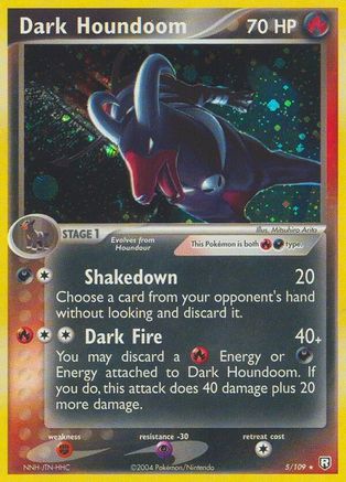 Dark Houndoom - 005/109 (5) [Team Rocket Returns] Holofoil