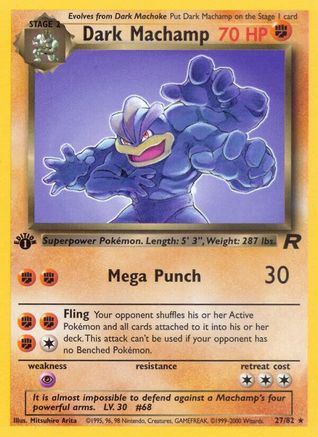 Dark Machamp (27) (27) [Team Rocket] Unlimited