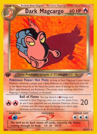 Dark Magcargo (18) [Neo Destiny] 1st Edition