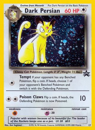 Dark Persian (17) [WoTC Promo] Holofoil