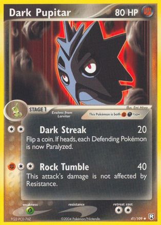 Dark Pupitar - 041/109 (41) [Team Rocket Returns]