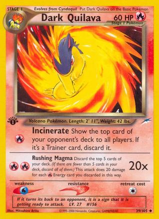 Dark Quilava (39) [Neo Destiny] 1st Edition