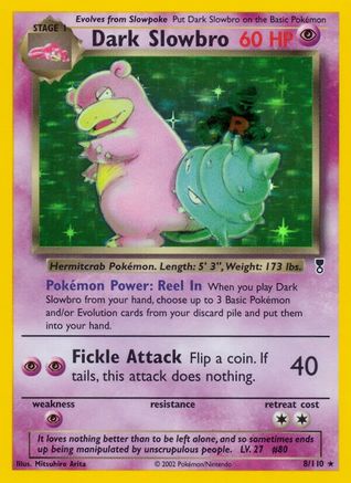 Dark Slowbro (8) [Legendary Collection] Holofoil