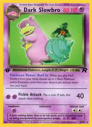 Dark Slowbro (29) (29) [Team Rocket] Unlimited