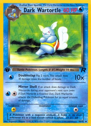 Dark Wartortle (46) [Team Rocket] Unlimited