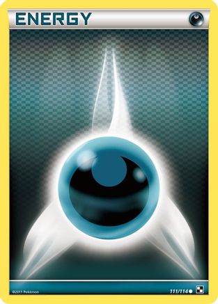 Darkness Energy (Basic) (111) [Black and White] Reverse Holofoil