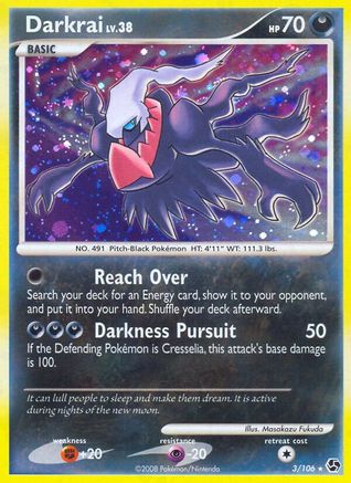 Darkrai (3) (3) [Great Encounters] Holofoil
