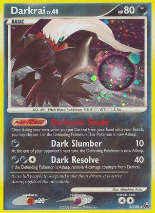 Darkrai (3) [Majestic Dawn] Reverse Holofoil