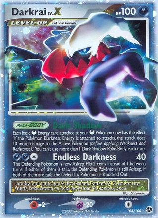 Darkrai LV.X (104) [Great Encounters] Holofoil
