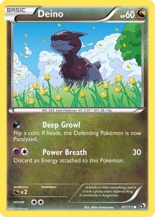 Deino (97) [Legendary Treasures] Reverse Holofoil