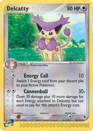 Delcatty - 29/109 (29) [Ruby and Sapphire] Reverse Holofoil