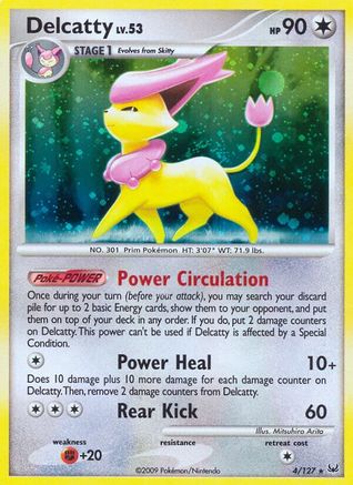 Delcatty (4) [Platinum] Reverse Holofoil
