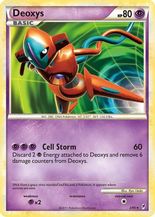 Deoxys (2) [Call of Legends] Reverse Holofoil