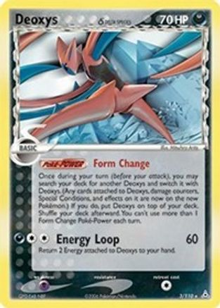 Deoxys (Delta Species - Attack Forme) (3) [Holon Phantoms] Holofoil