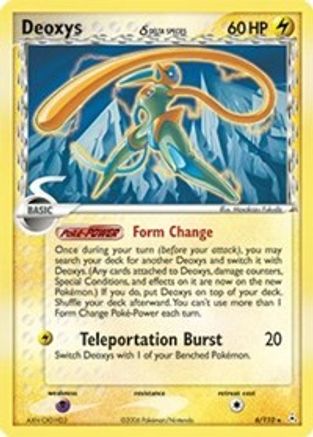 Deoxys (Delta Species - Speed Forme) (6) [Holon Phantoms] Holofoil