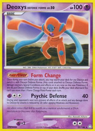 Deoxys Defense Forme (25) [Legends Awakened]