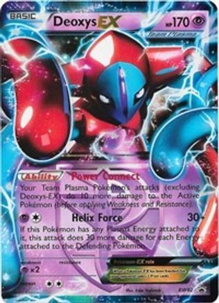 Deoxys EX (Team Plasma) - BW82 (BW82) [Black and White Promos] Holofoil