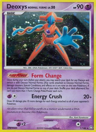 Deoxys Normal Forme (1) [Legends Awakened] Reverse Holofoil