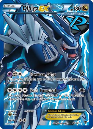 Dialga EX (Team Plasma) (99 Full Art) (99) [Plasma Blast] Holofoil