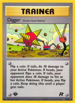 Digger (Rocket's Secret Machine) (75) [Team Rocket] Unlimited