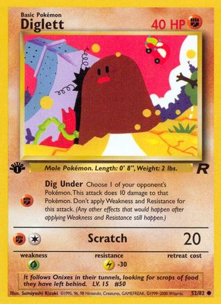 Diglett (52) [Team Rocket] Unlimited