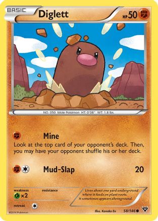 Diglett (58) [XY Base Set]