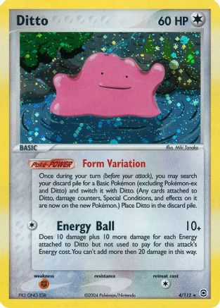 Ditto (4) [FireRed & LeafGreen] Reverse Holofoil