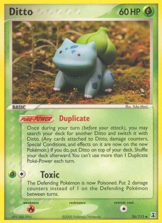 Ditto (Bulbasaur) (36) [Delta Species]