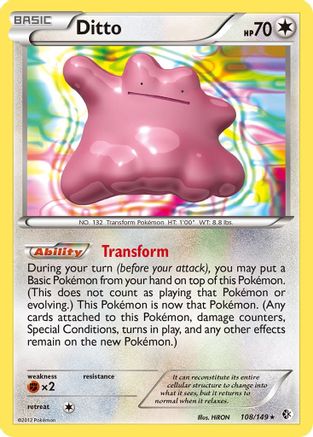 Ditto (108) [Boundaries Crossed] Reverse Holofoil
