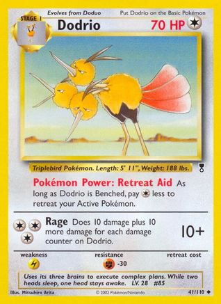 Dodrio (41) [Legendary Collection] Reverse Holofoil
