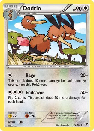 Dodrio (99) [XY Base Set]