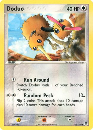 Doduo (62) [FireRed & LeafGreen] Reverse Holofoil