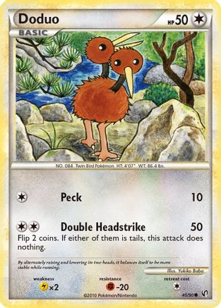 Doduo (45) [Undaunted] Reverse Holofoil