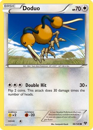 Doduo (98) [XY Base Set] Reverse Holofoil