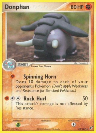 Donphan (30) [Deoxys] Reverse Holofoil