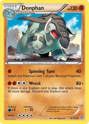 Donphan (72) [Plasma Storm] Reverse Holofoil