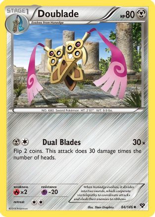 Doublade (84) [XY Base Set] Reverse Holofoil