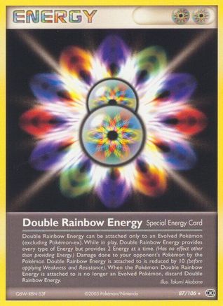 Double Rainbow Energy (87) [Emerald] Reverse Holofoil