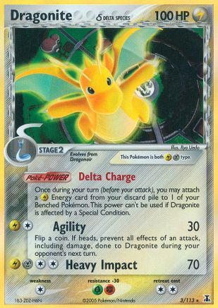 Dragonite (Delta Species) (3) [Delta Species] Holofoil