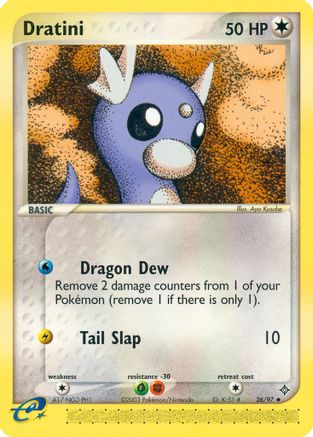 Dratini (26) [Dragon] Reverse Holofoil
