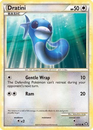 Dratini (62) [Triumphant] Reverse Holofoil