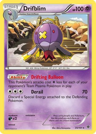 Drifblim (35) [Plasma Blast] Reverse Holofoil