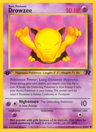 Drowzee (54) [Team Rocket] Unlimited