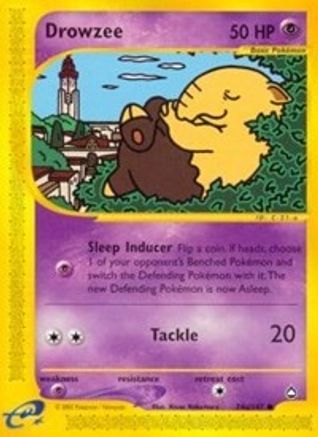 Drowzee (74b) (74b) [Aquapolis] Reverse Holofoil