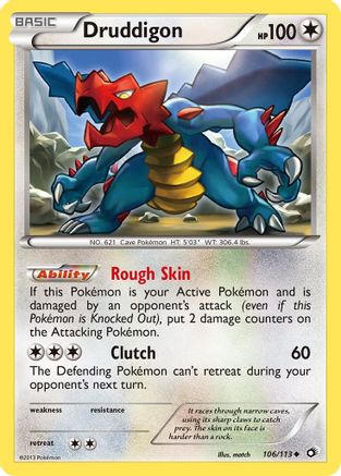 Druddigon (106) [Legendary Treasures] Reverse Holofoil