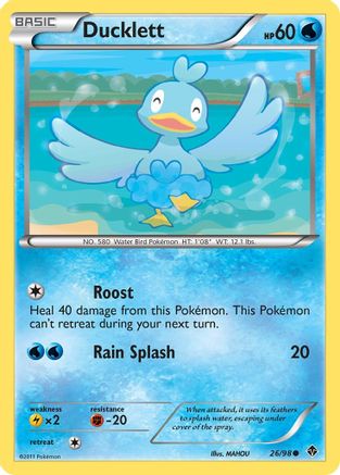 Ducklett (26) [Emerging Powers] Reverse Holofoil